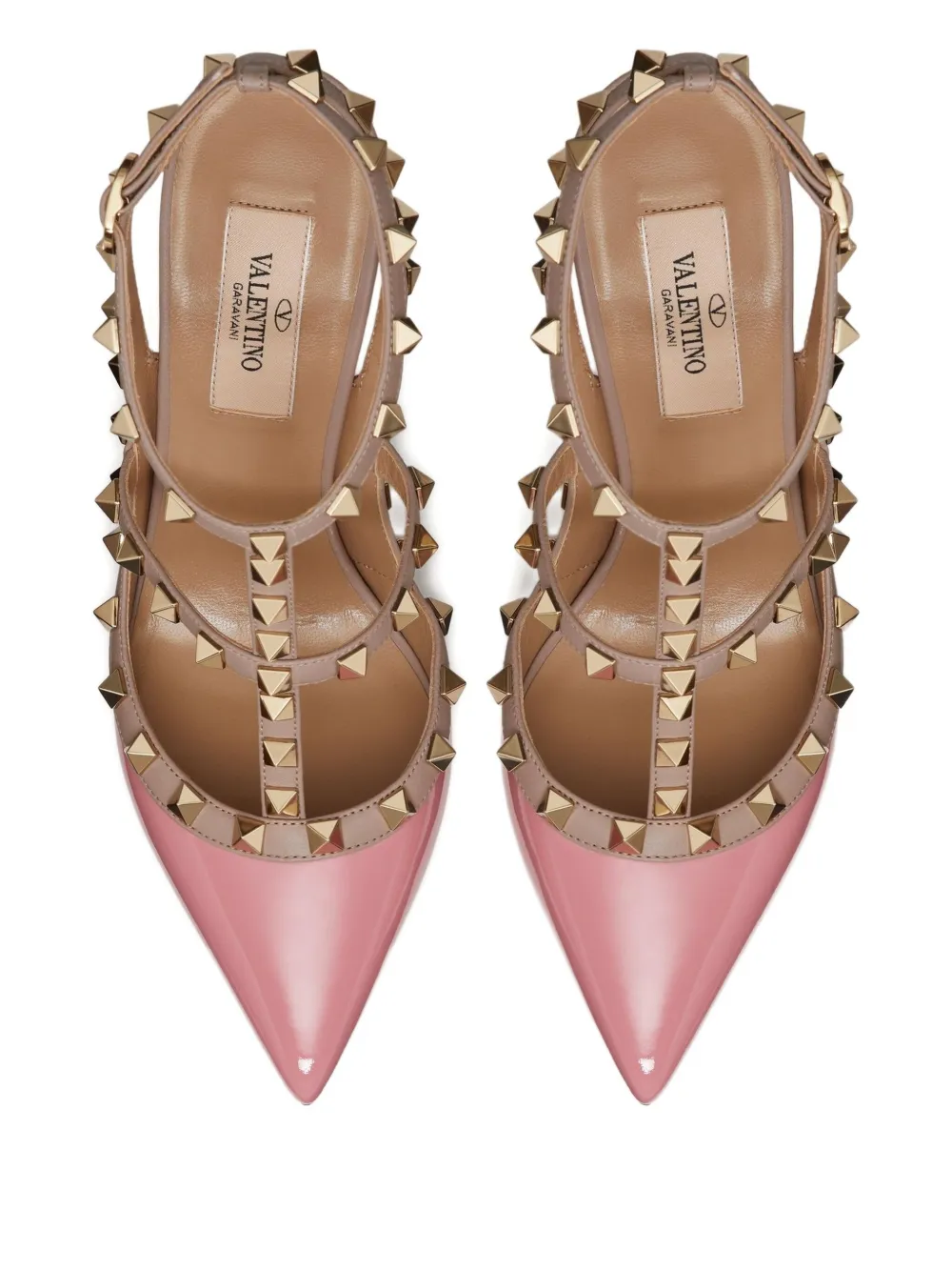 Valentino Garavani ロックスタッズ パンプス 100mm | ピンク