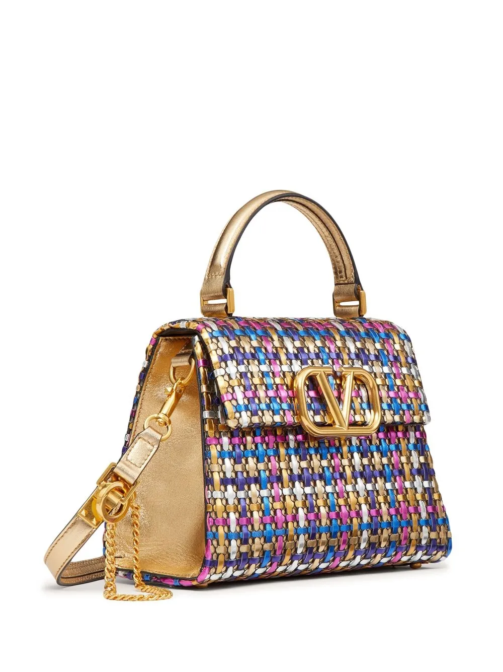 Valentino Garavani Small VSLING Woven Handbag Farfetch valentino-garavani-small-vsling-woven-handbag-farfetch