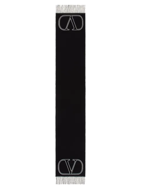 Valentino Garavani VLogo Signature jacquard-knit scarf