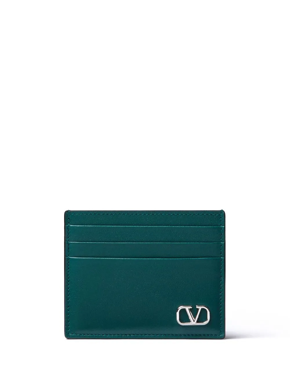 

Valentino Garavani VLogo Signature leather cardholder - Green