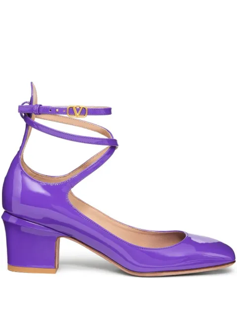 Valentino Garavani Tan-Go 70mm patent leather pumps