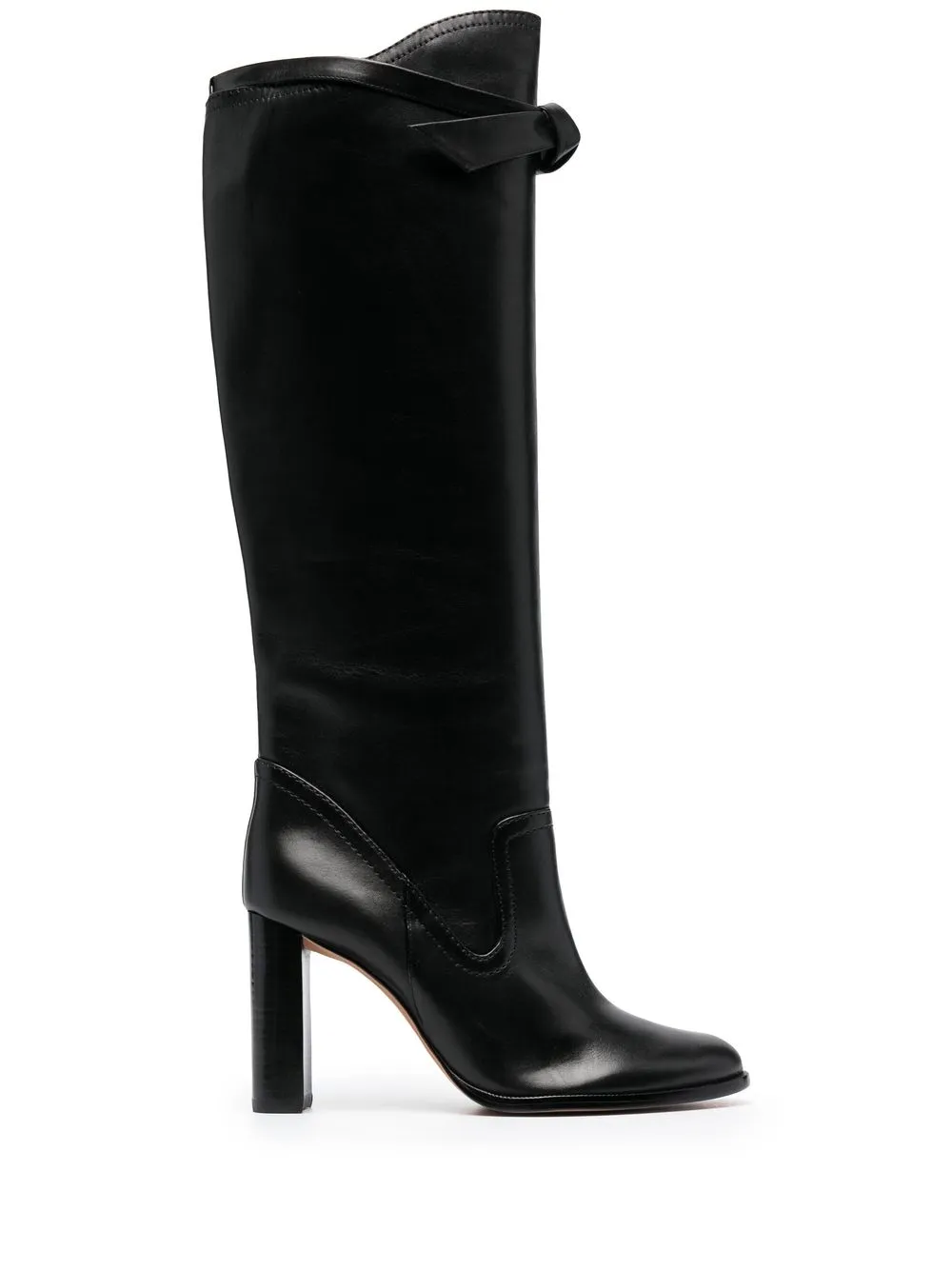 

Alexandre Birman knot-detail knee-high boots - Black