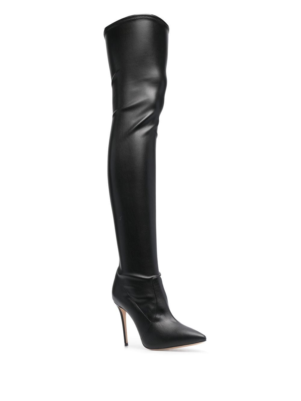 Casadei Blade 115mm stretch-leather boots - Zwart