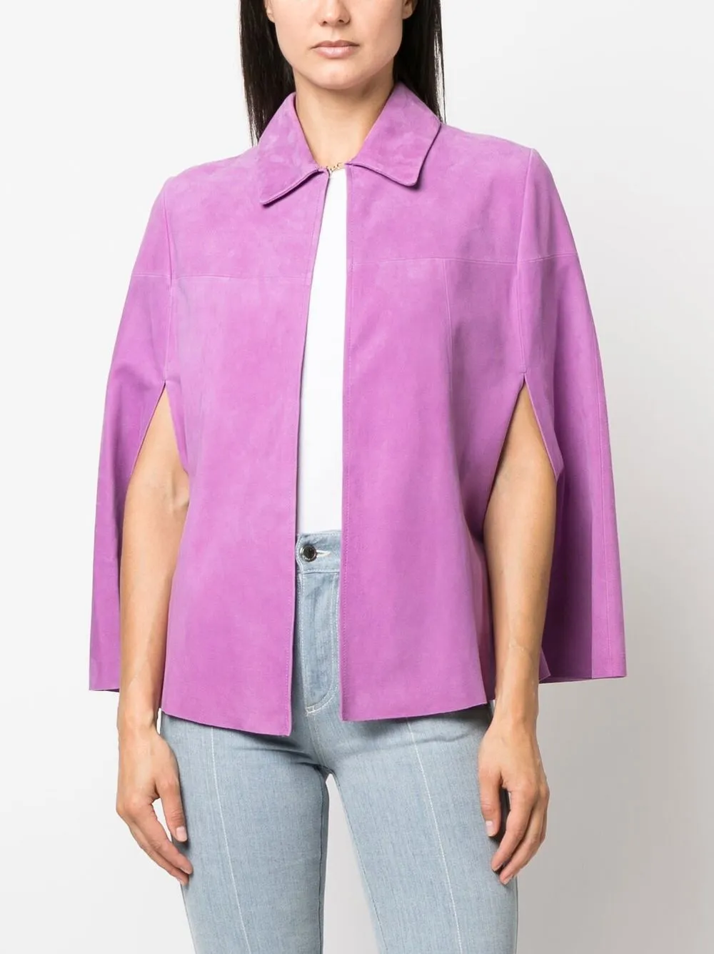 forte-forte-eyelet-detail-suede-cape-farfetch