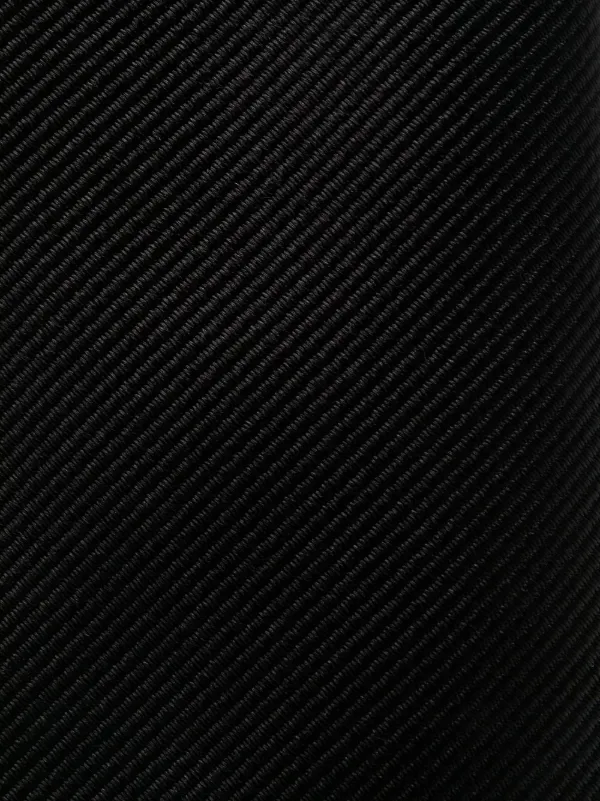 SAINT LAURENT (YSL)ブラック シルクネクタイ CASSANDRE narrow tie in silk jacquard | Saint Laurent | YSL CY