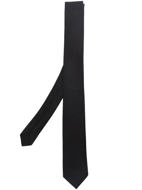 Saint Laurent textured silk tie