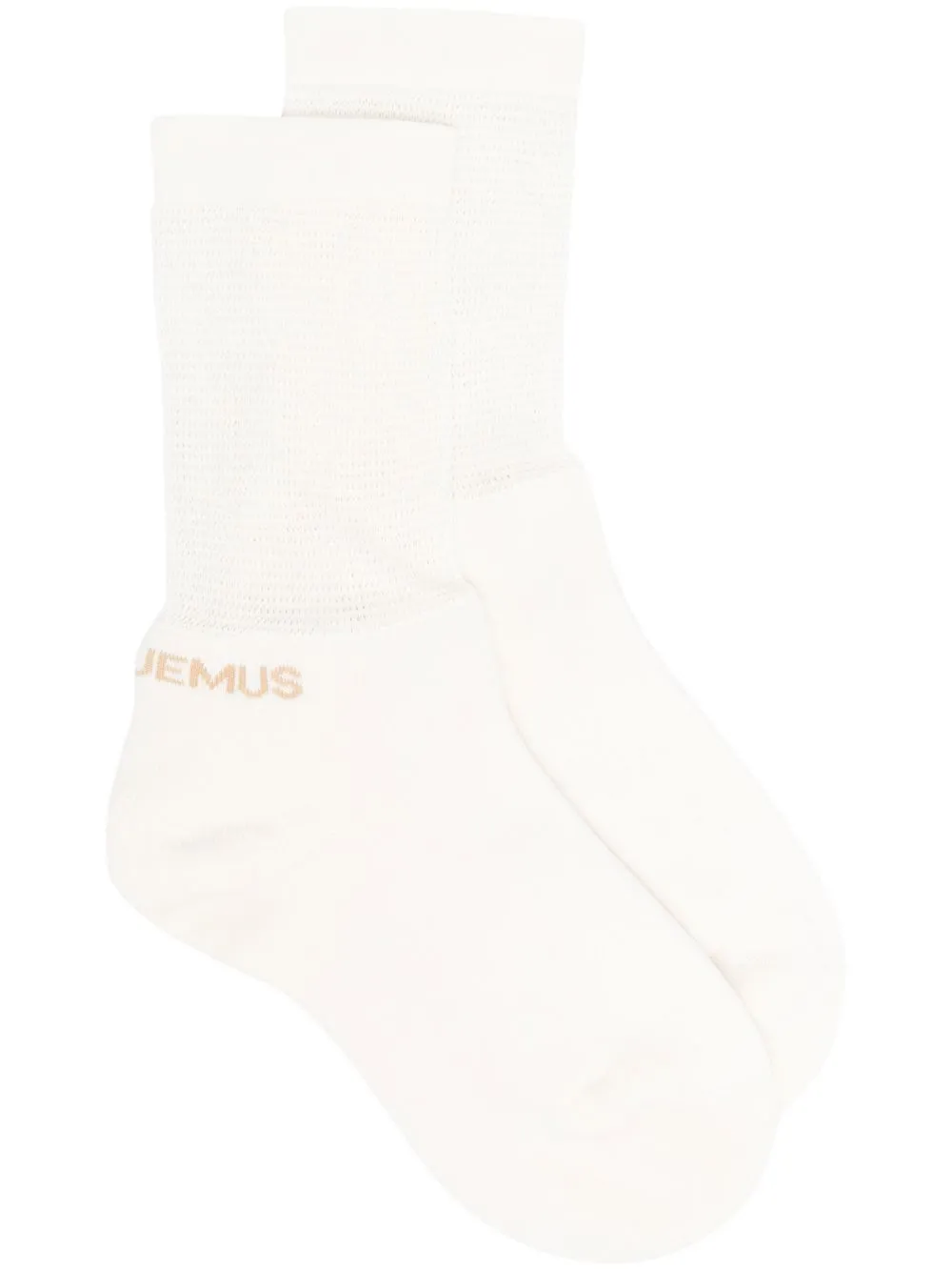 

Jacquemus embroidered logo socks - Neutrals