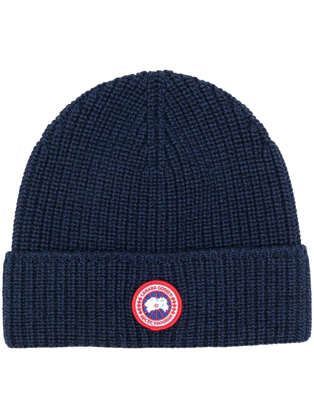 

Canada Goose gorro tejido con parche del logo - Azul