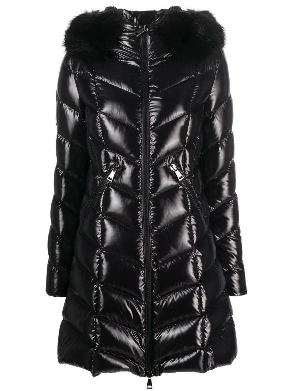 

Moncler zip-fastening padded coat - Black