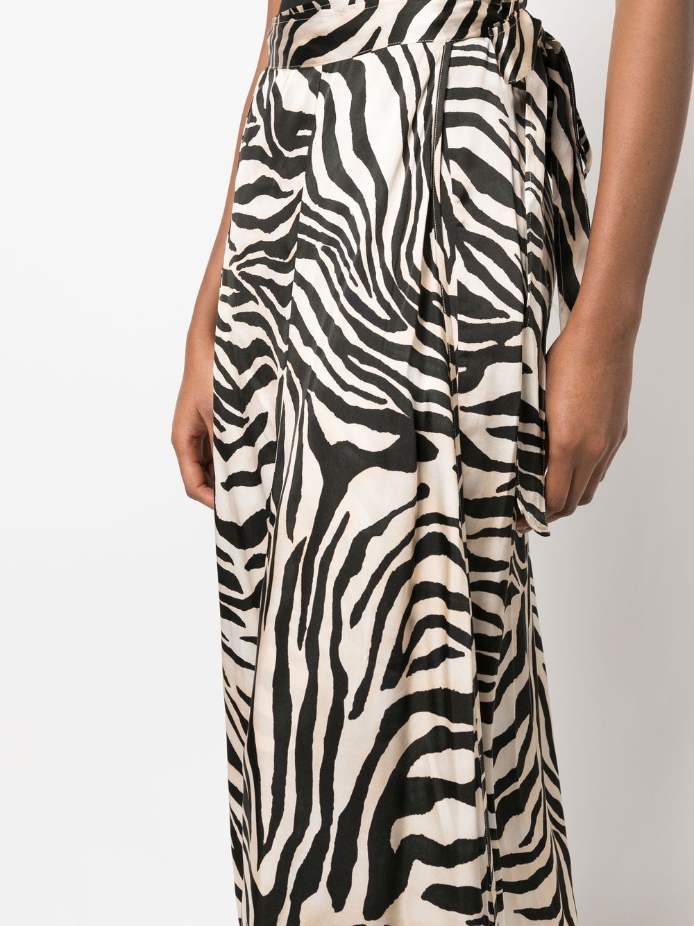 Forte Forte zebra-print Wrap Skirt - Farfetch