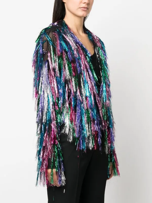 Fringe metallic jacket 2025