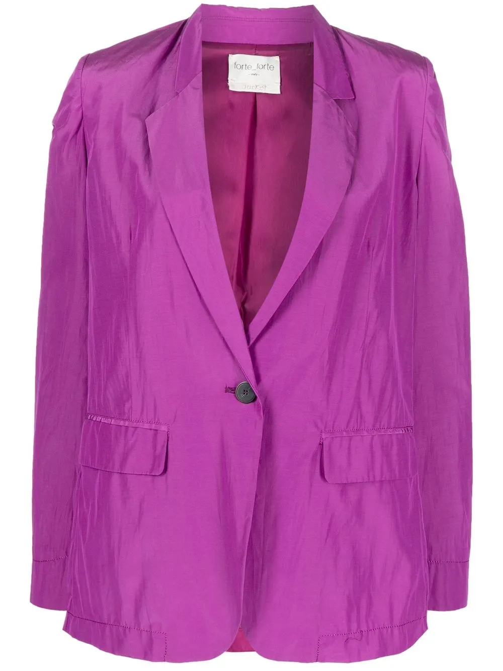 

Forte Forte single-breasted blazer - Purple