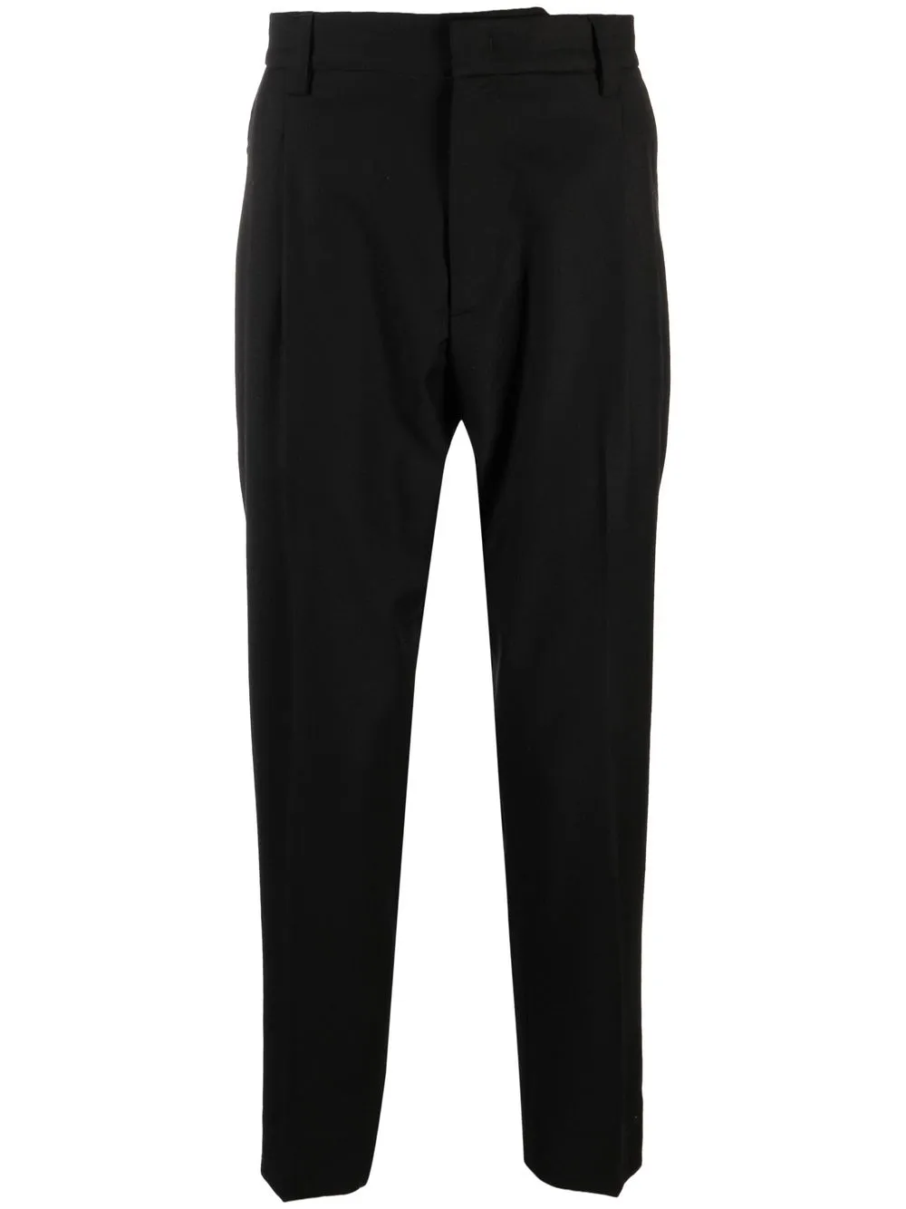 

Low Brand tapered dart-detail trousers - Negro