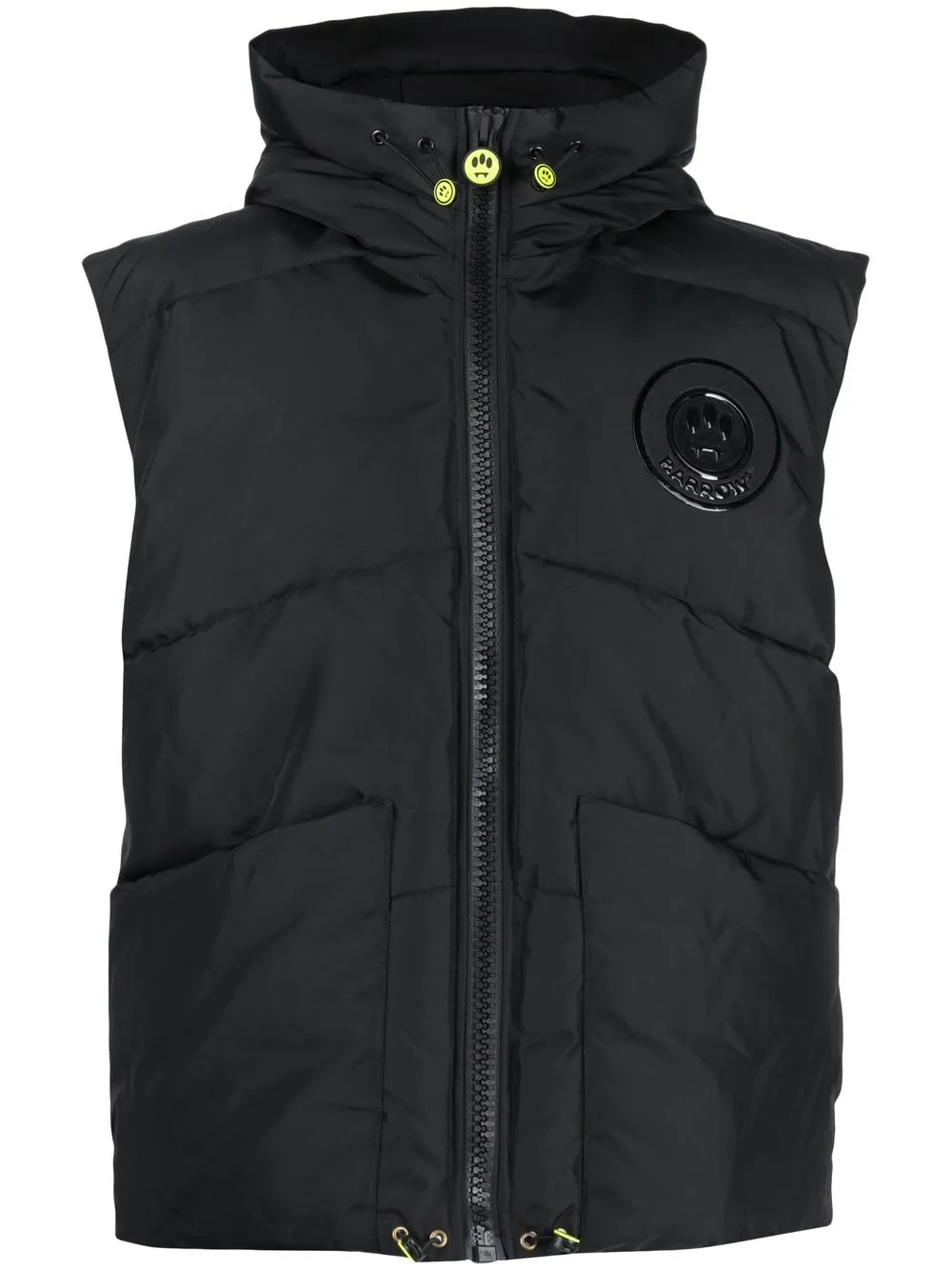 

BARROW Wadding hooded gilet - Black