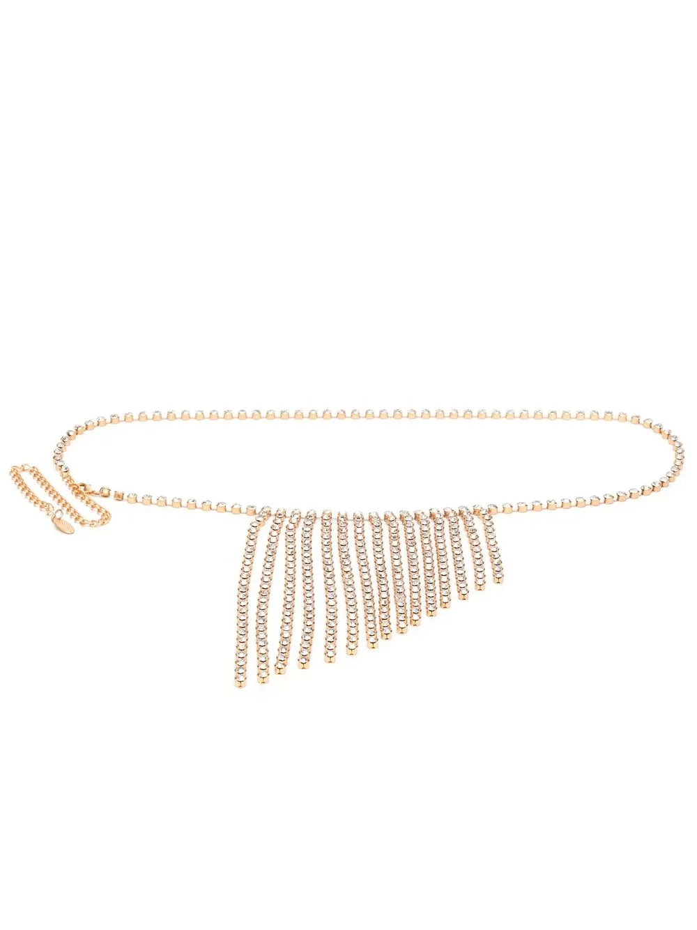 Shop Forte Forte Fringe-detail Chain Belt In Gold