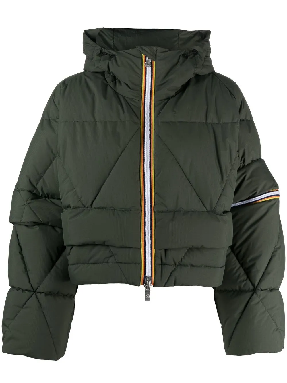 

K-Way R&D Cropey 2.1 down-filled puffer jacket - Green