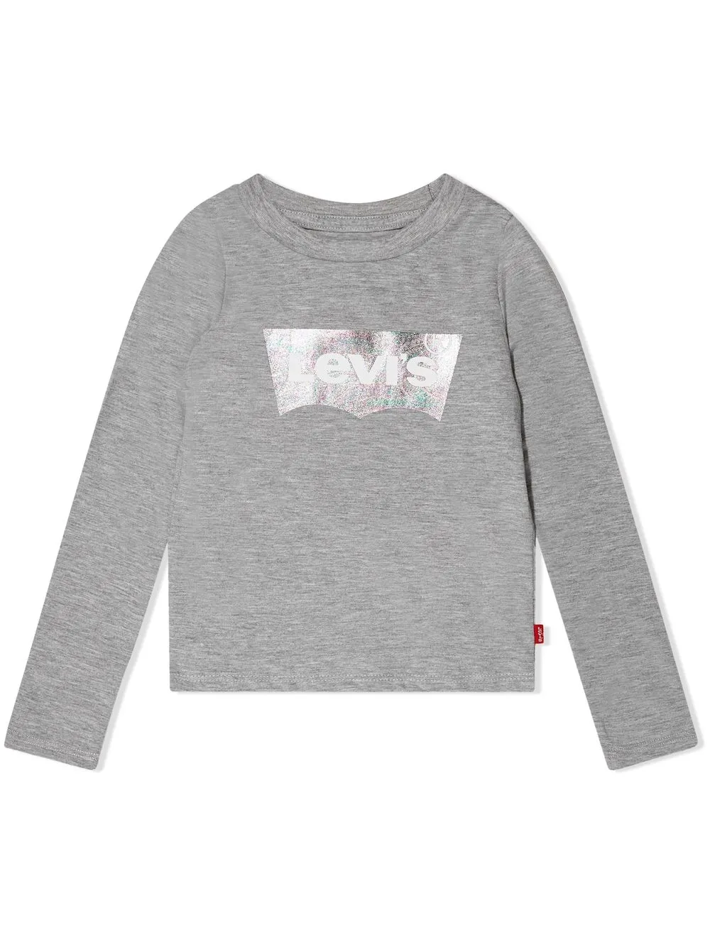 

Levi's Kids iridescent-logo long-sleeve T-shirt - Grey