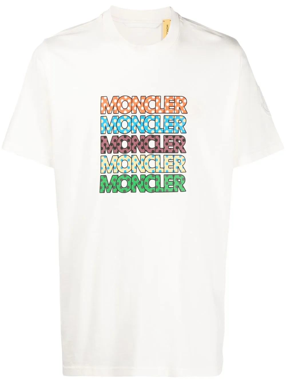 

Moncler logo-print short-sleeve T-shirt - Neutrals
