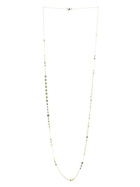 Atelier Collector Square yellow gold diamond necklace