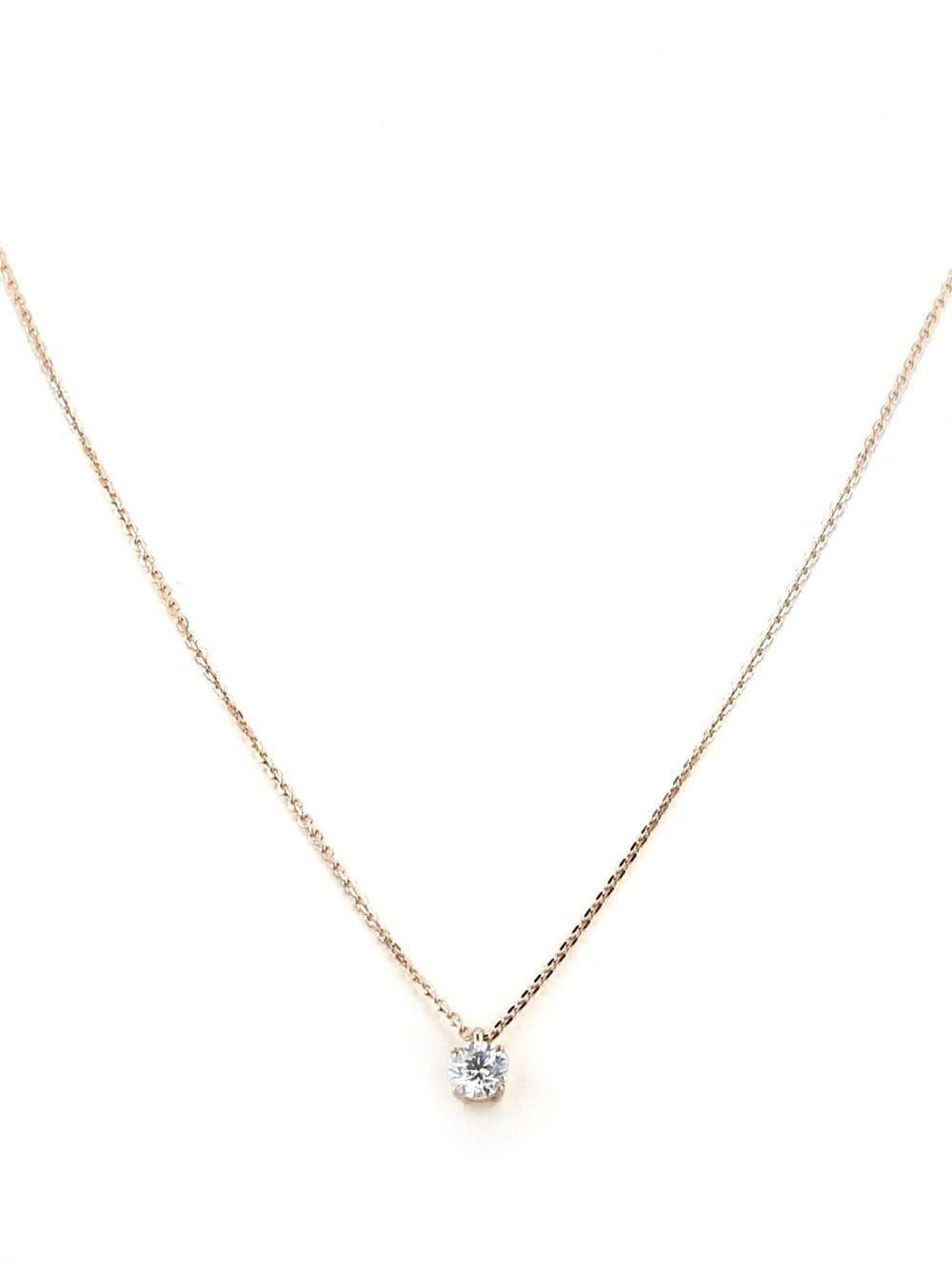 Atelier Collector Square pre-owned rose gold diamond chain necklace