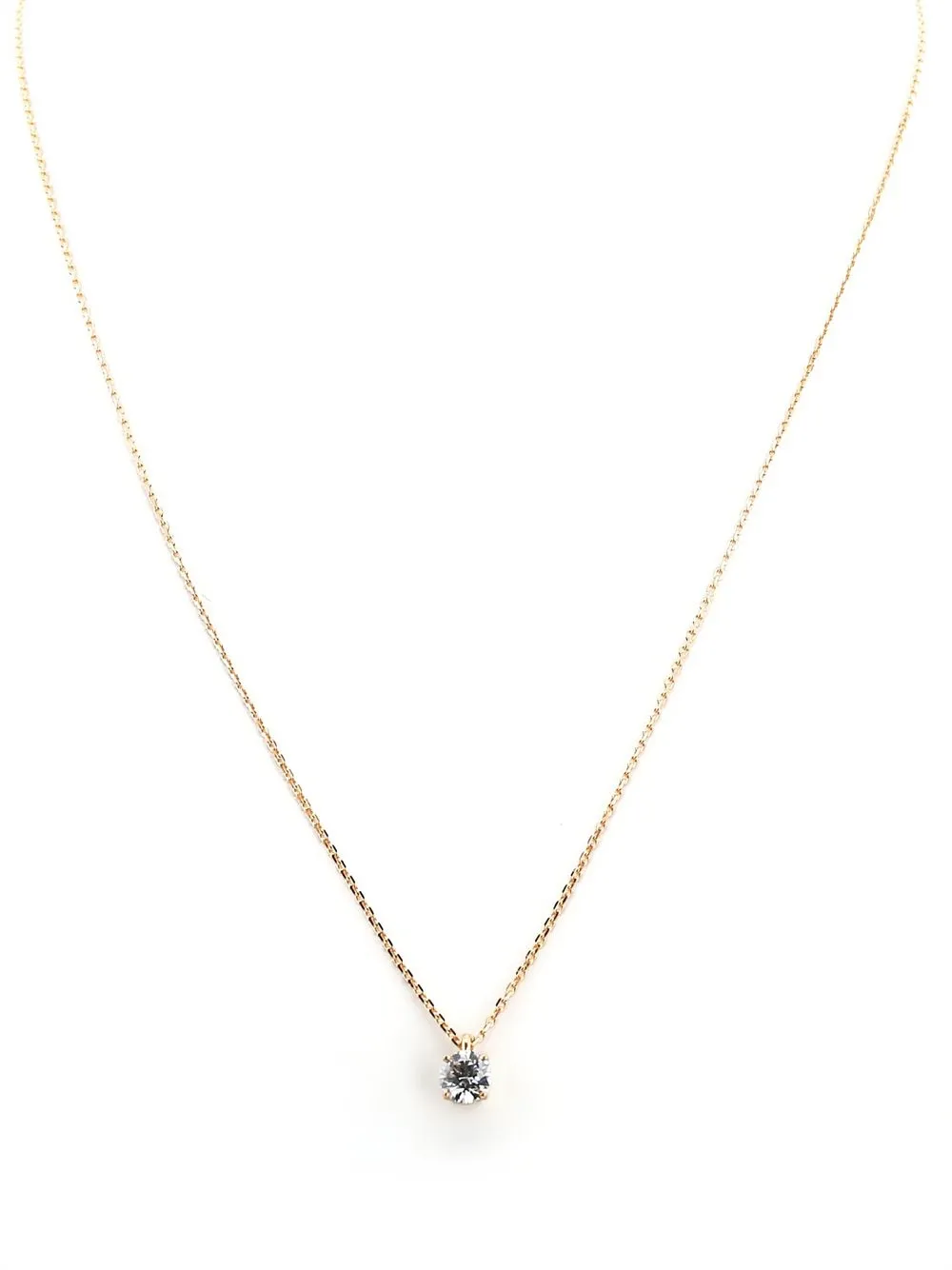 

Atelier Collector Square rose gold diamond necklace - Pink