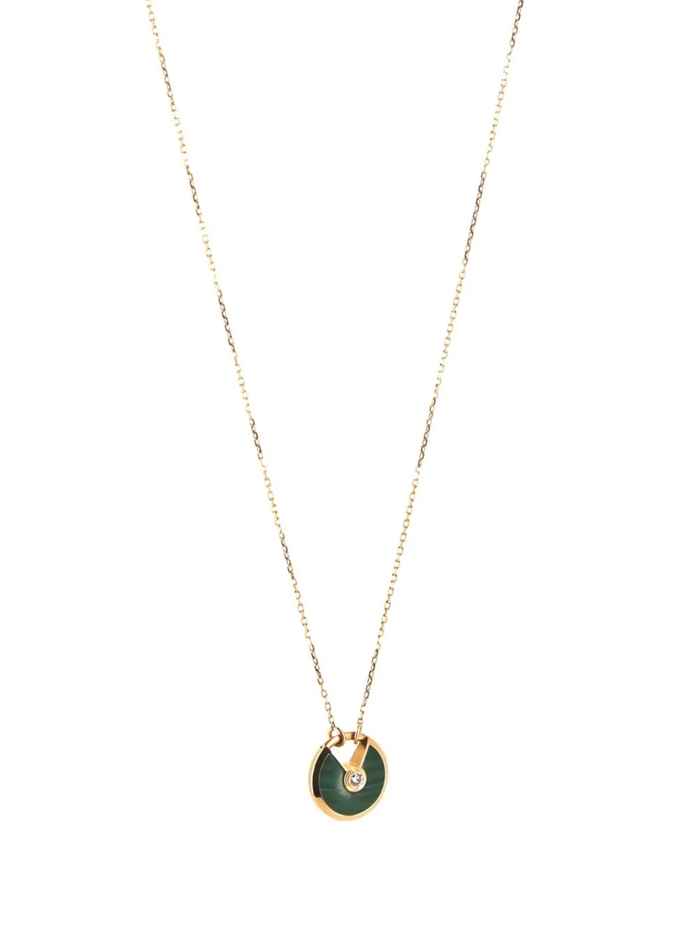 Cartier malachite online necklace