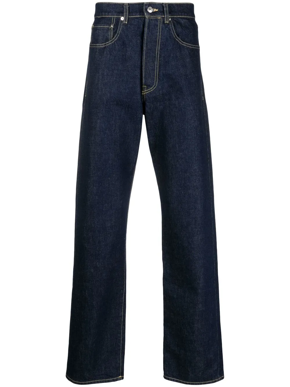 

Kenzo logo-patch straight-leg jeans - Blue