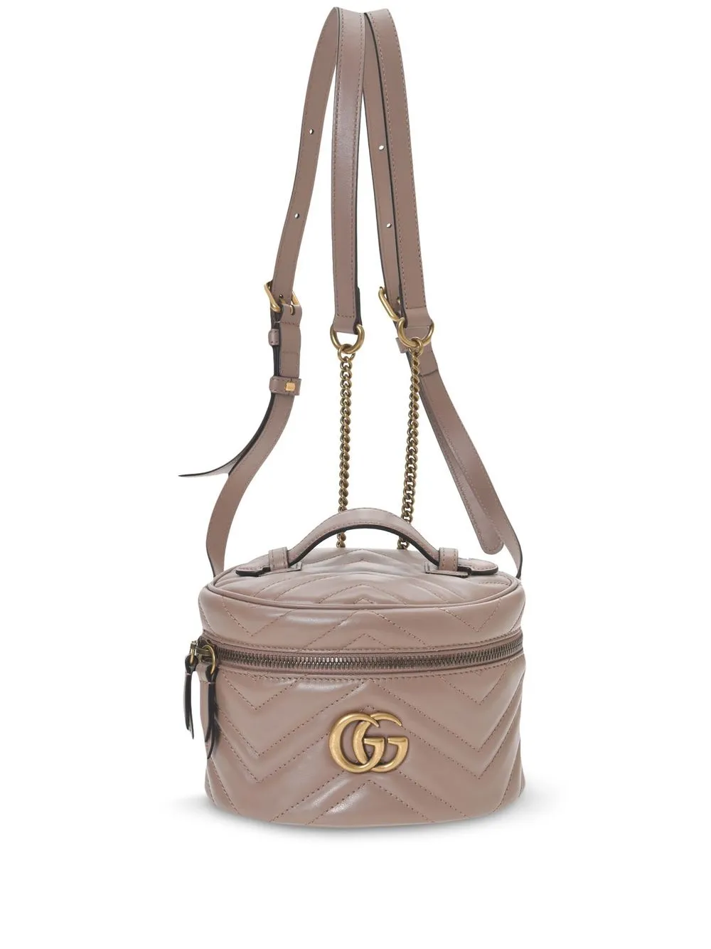 

Gucci Pre-Owned GG Marmont leather backpack - Grey