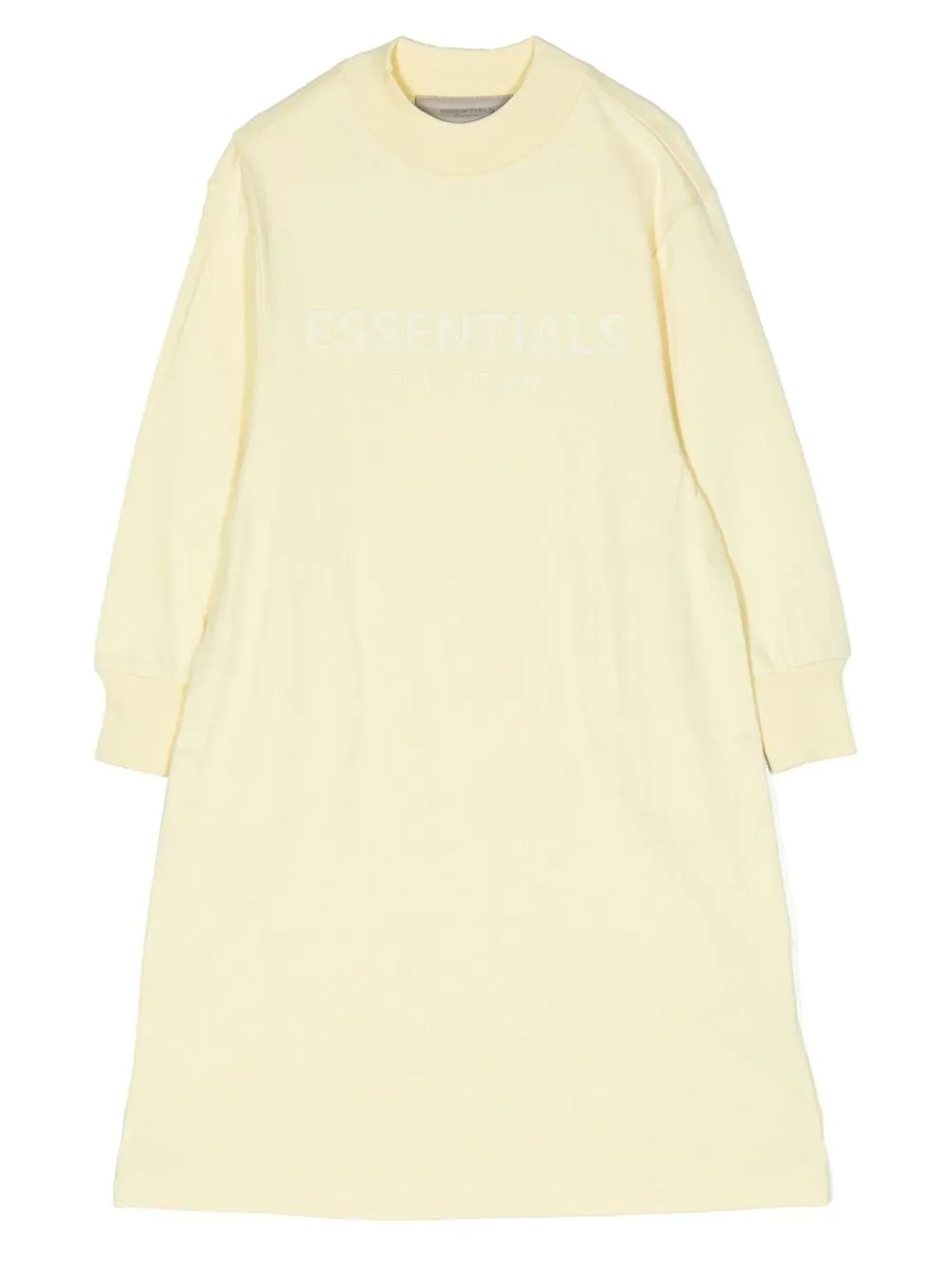 

FEAR OF GOD ESSENTIALS logo-print sweatshirt dress - Yellow