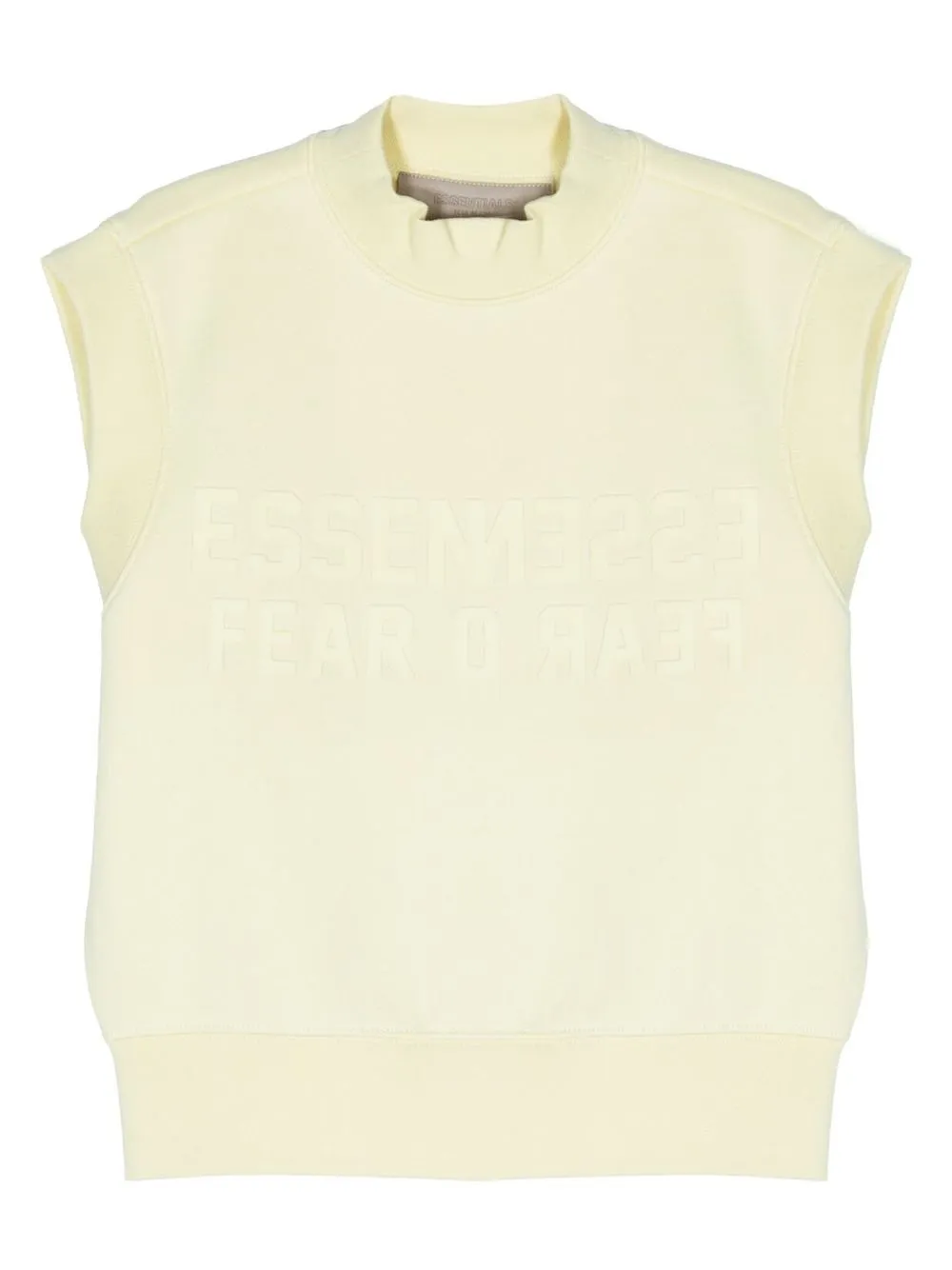 

FEAR OF GOD ESSENTIALS logo-embossed sweatshirt vest top - Neutrals