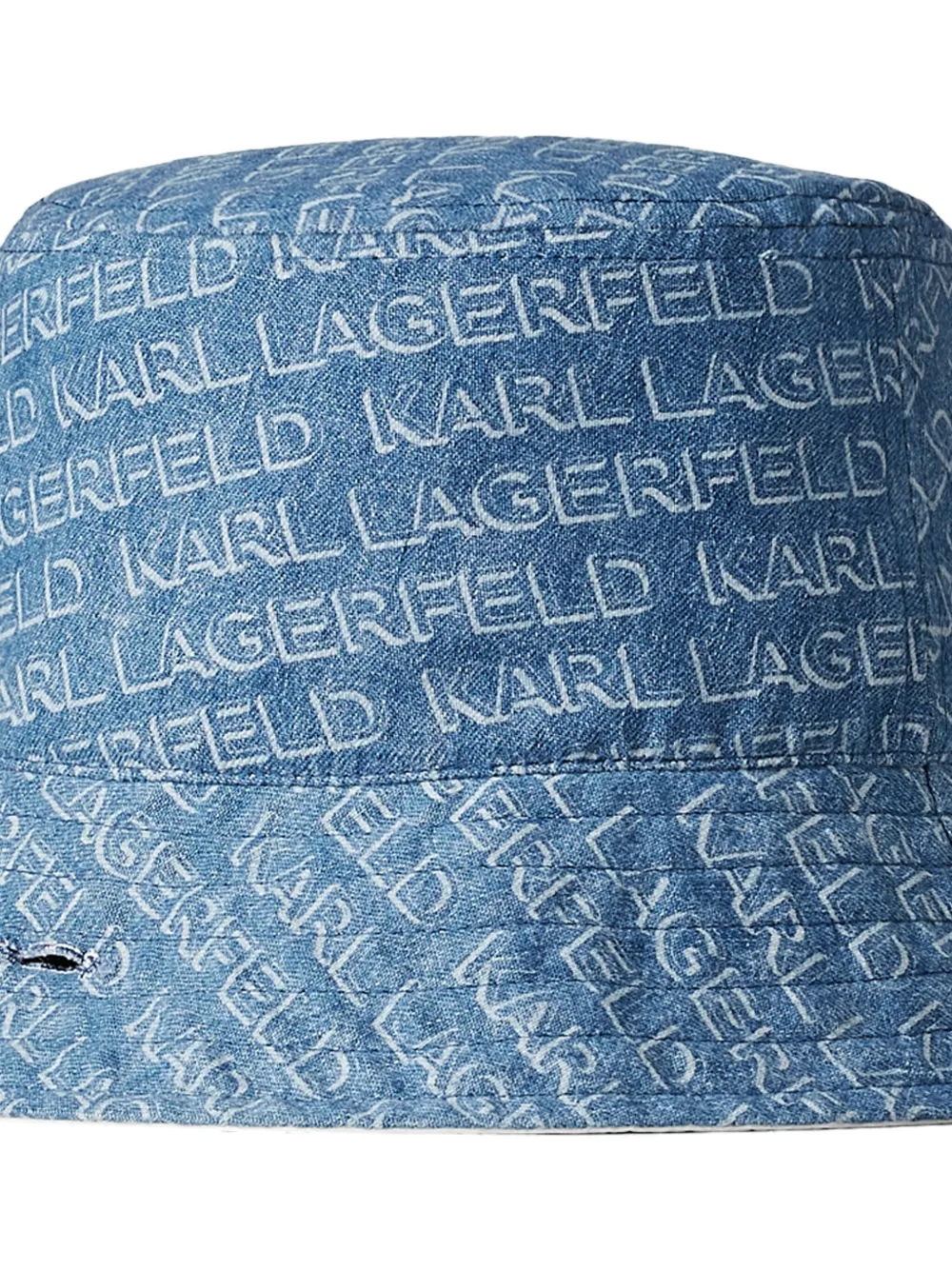 Karl Lagerfeld Vissershoed met print - Blauw