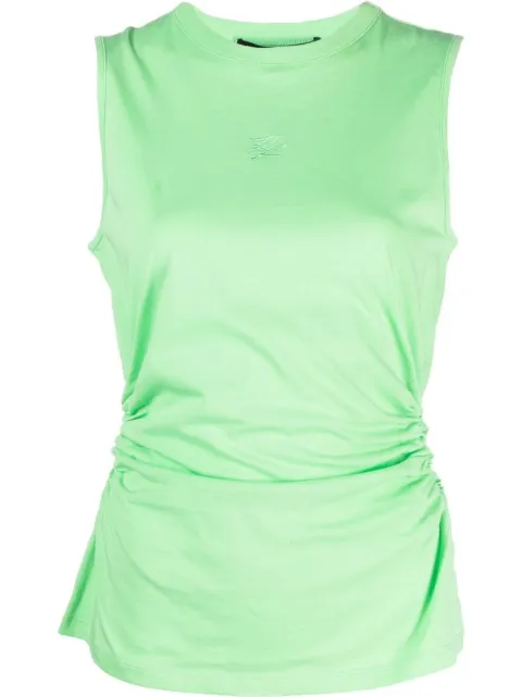 Karl Lagerfeld cut-out tank top