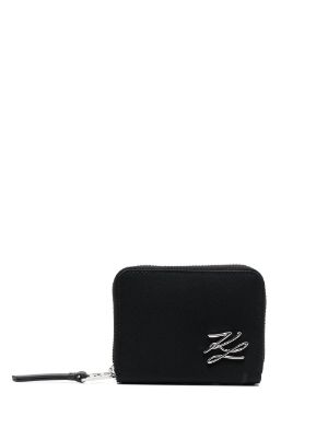 Karl Lagerfeld logo-print Round Coin Purse - Farfetch