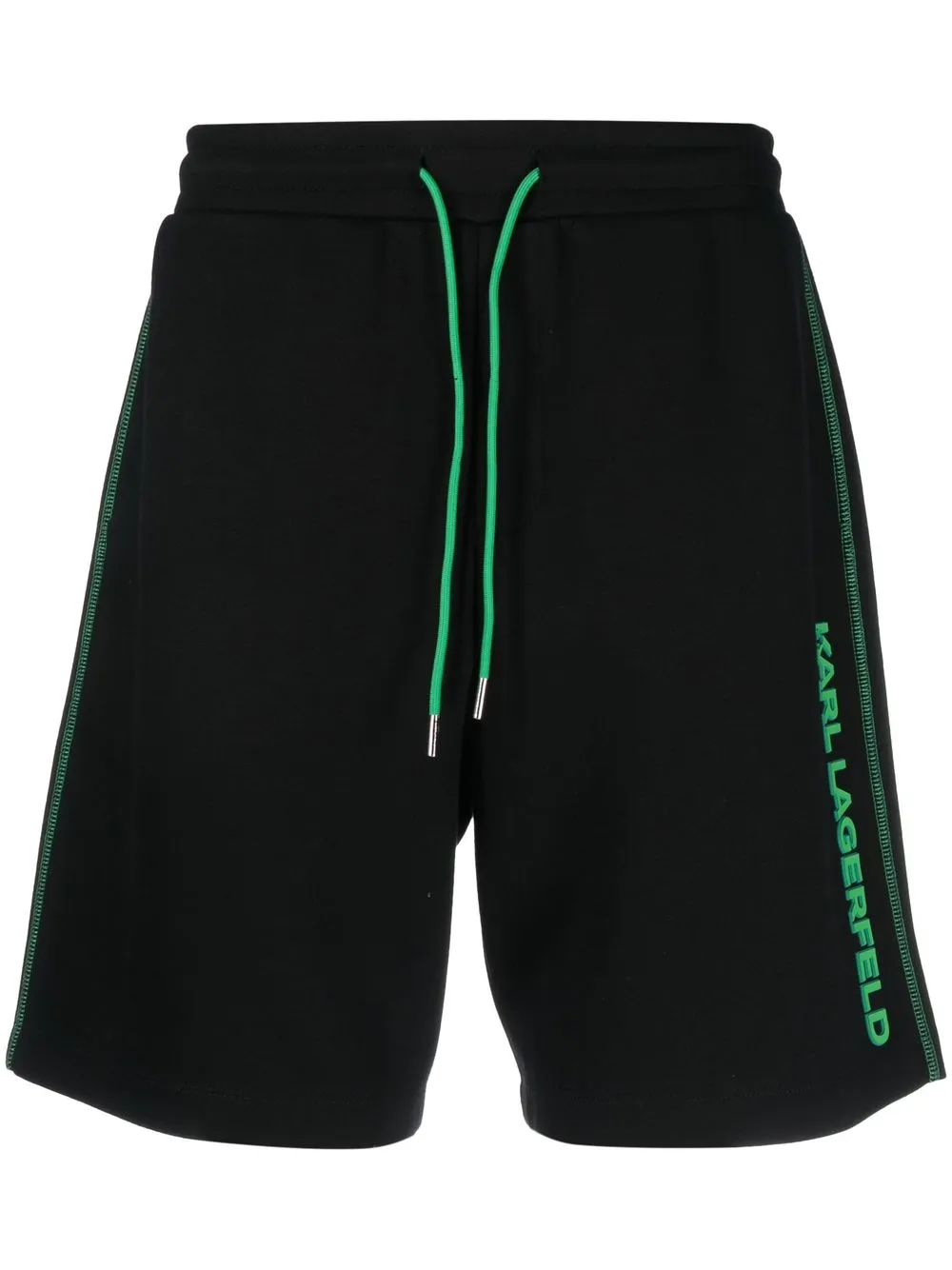 

Karl Lagerfeld logo-print sweatshorts - Black