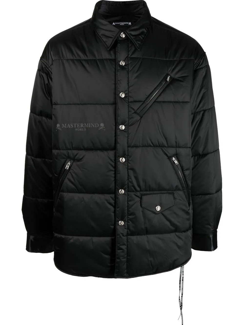 Mastermind Japan Padded Shirt Jacket In Black