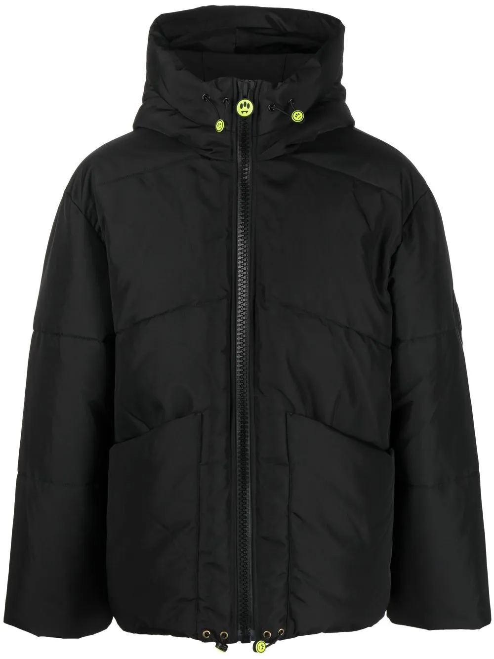 

BARROW drawstring-hem padded jacket - Black