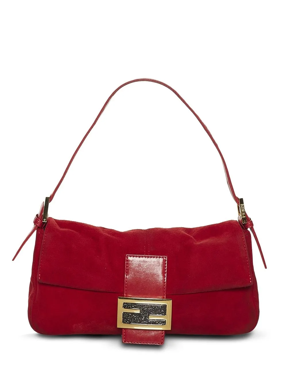 

Fendi Pre-Owned bolsa baguette con logo FF - Rojo