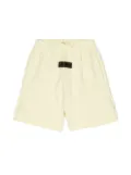 FEAR OF GOD ESSENTIALS logo-patch track shorts - Yellow