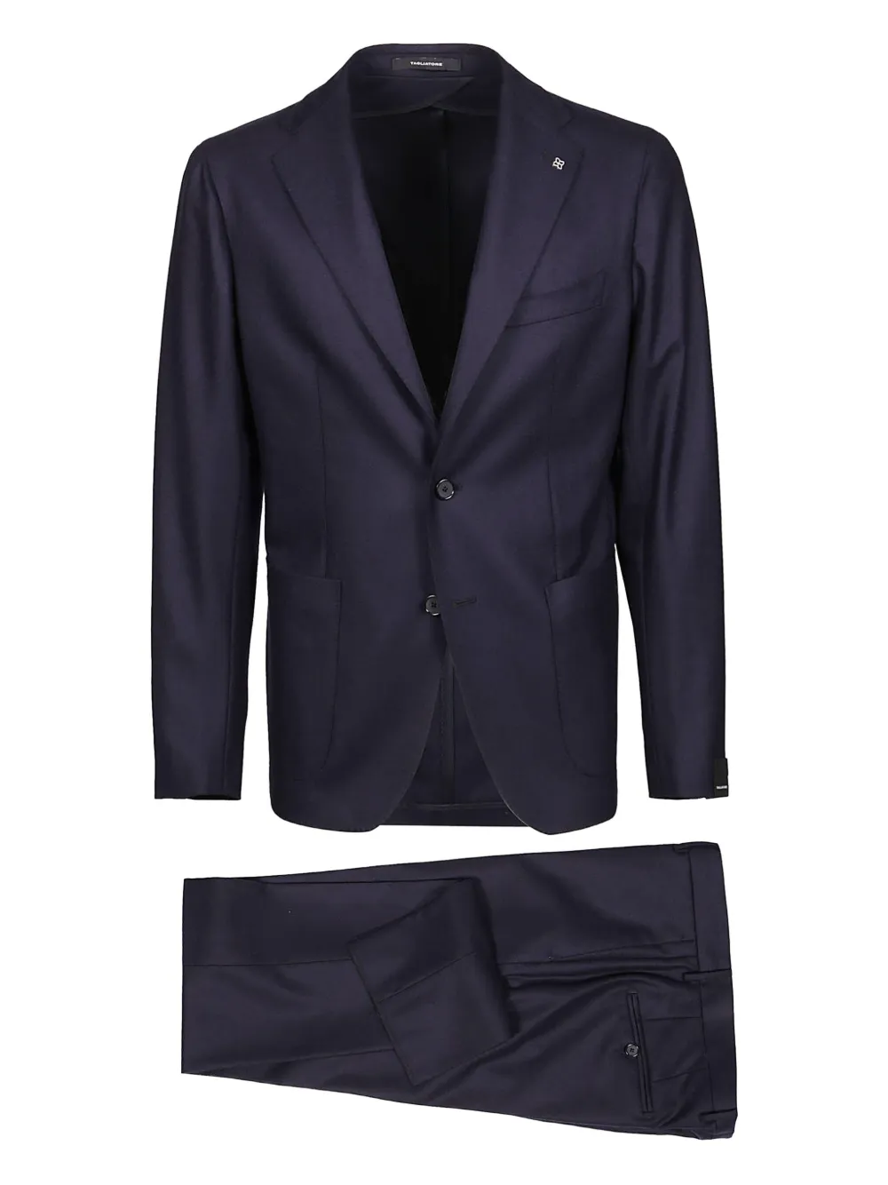 Tagliatore single-breasted wool suit Blauw