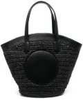 Karl Lagerfeld K/Tulip woven tote bag - Black