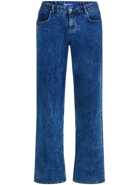 Karl Lagerfeld Jeans mid-rise straight jeans