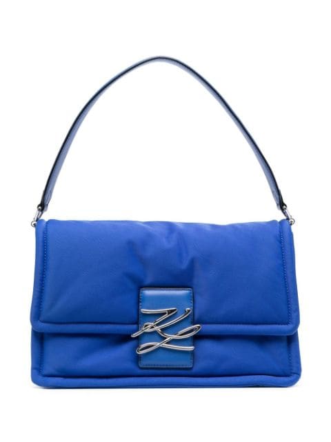 Karl Lagerfeld K/evening Sequin-embellished Shoulder Bag in Blue