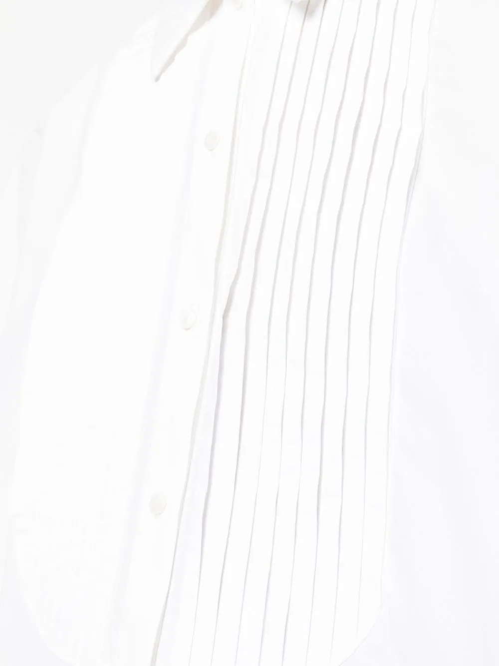 Karl Lagerfeld Hun's Pick Circle Tunic Shirt In White