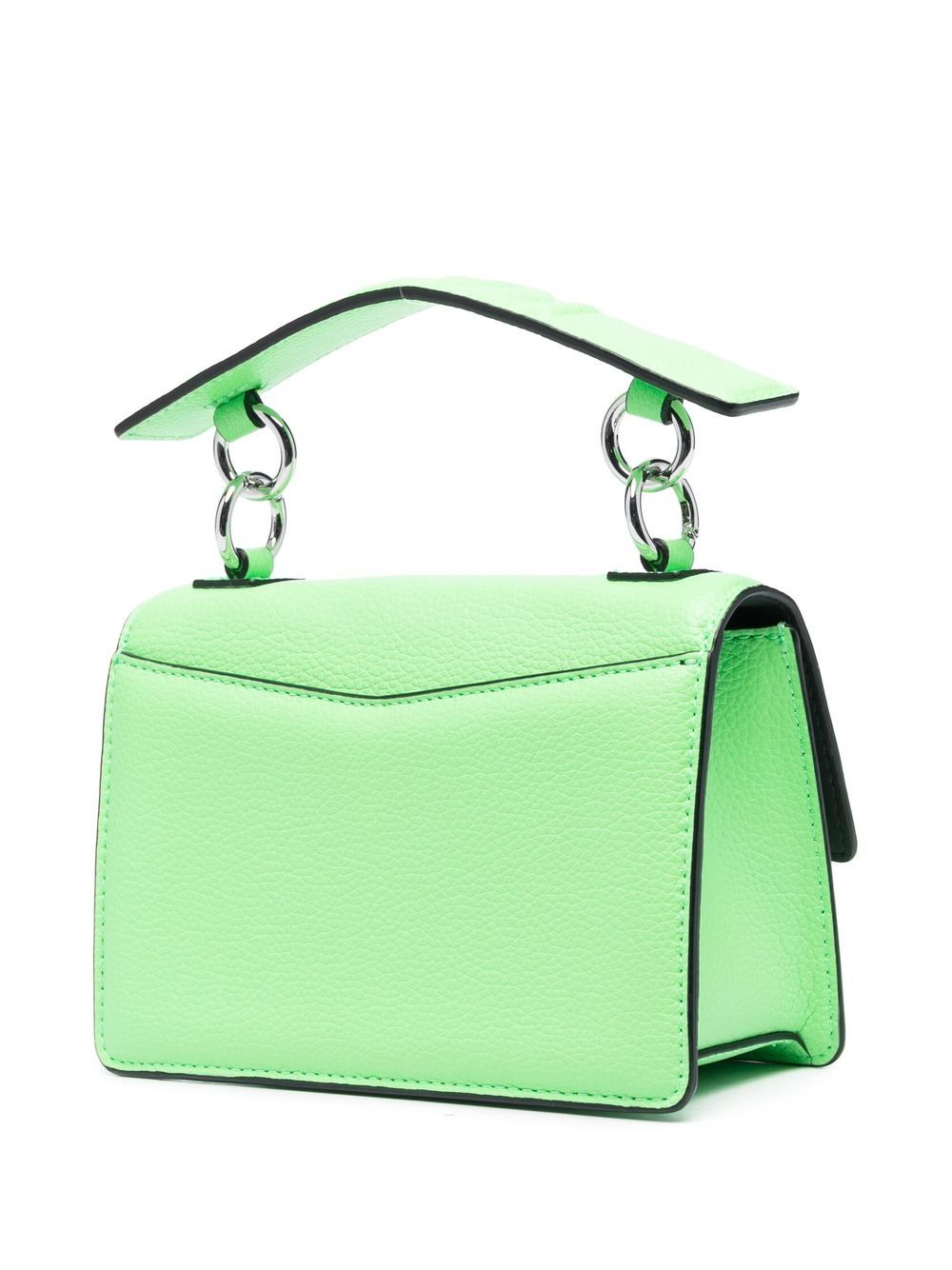 Shop Karl Lagerfeld Seven Grainy Mini Tote Bag In Green