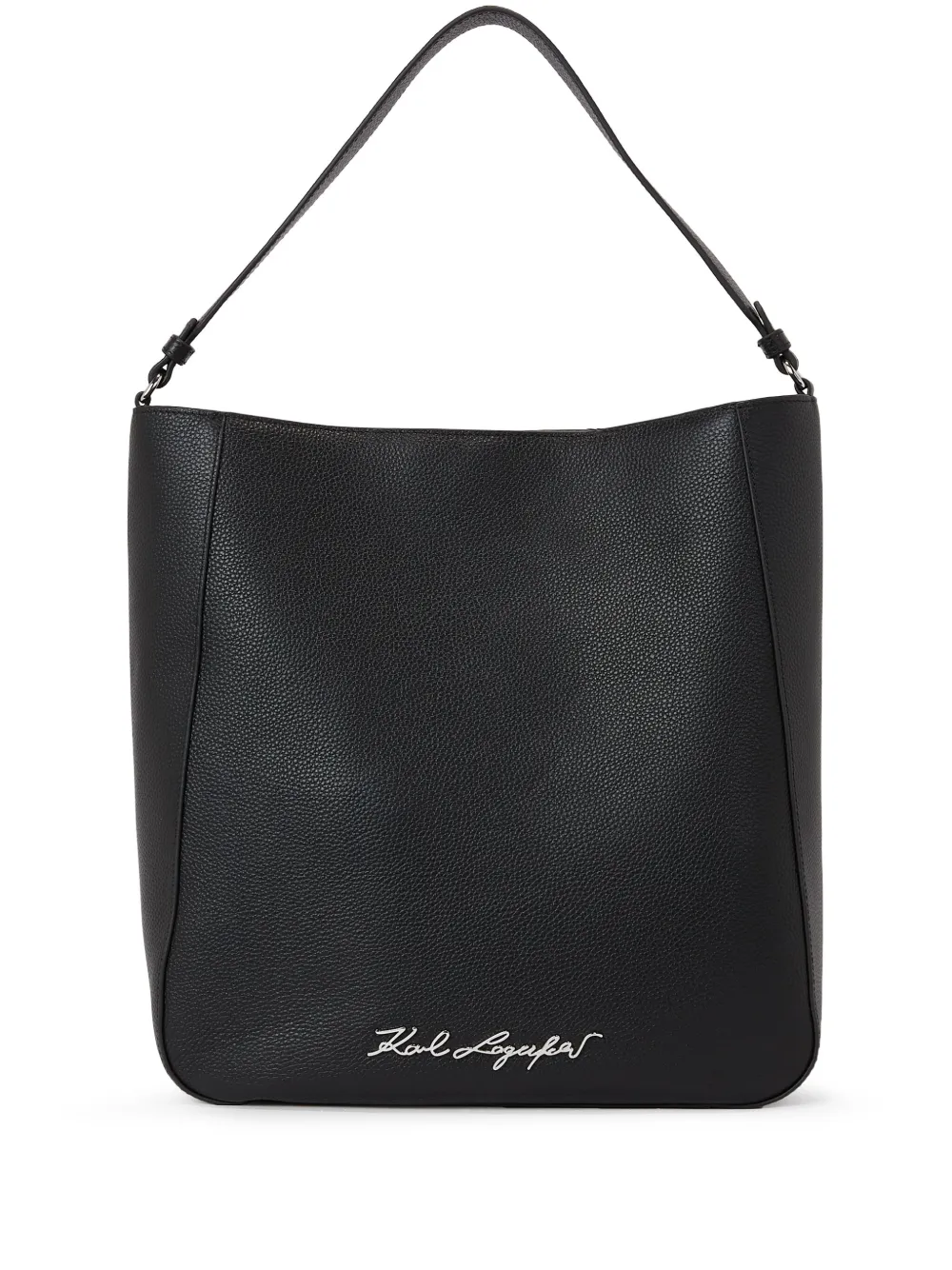 Karl Lagerfeld Hobo Pebbled Leather Shoulder Bag Farfetch