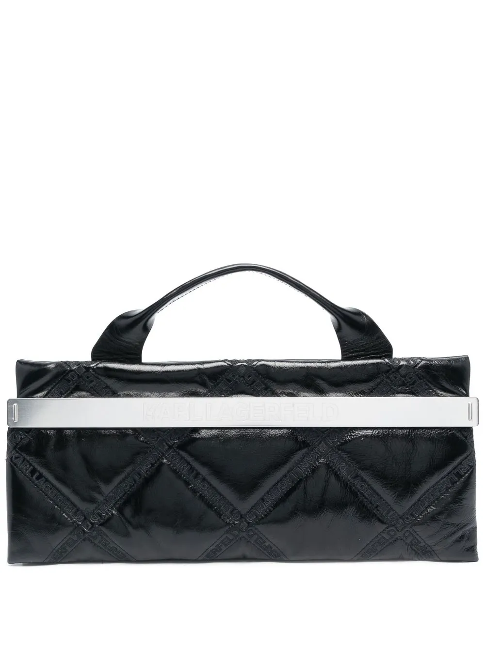 

Karl Lagerfeld K/Kross debossed-logo bag - Black