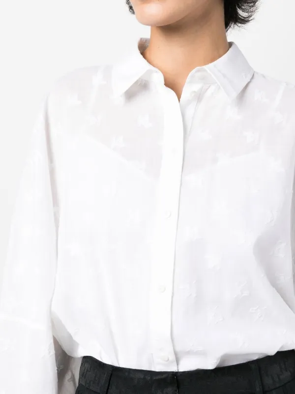 Karl lagerfeld button down hot sale shirt