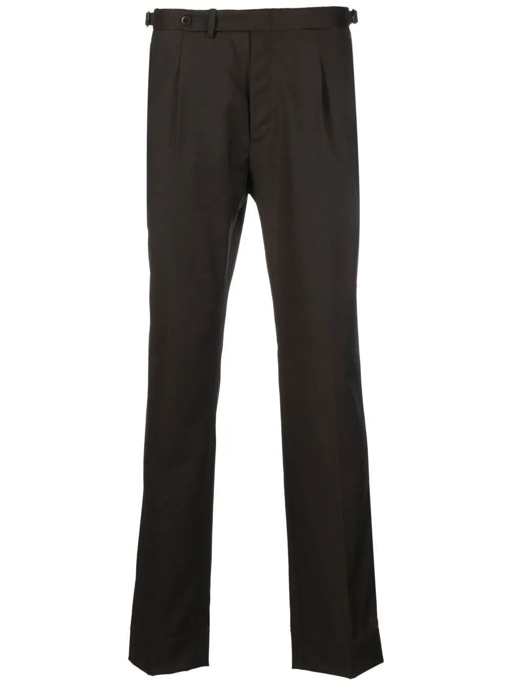 

Brioni tapered wool trousers - Marrón