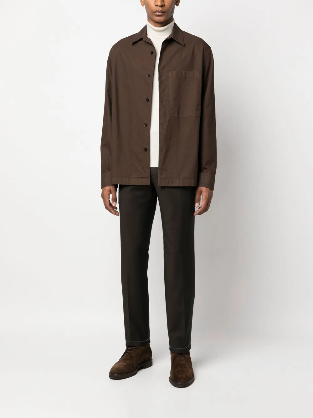 Brioni Tapered Wool Trousers - Farfetch