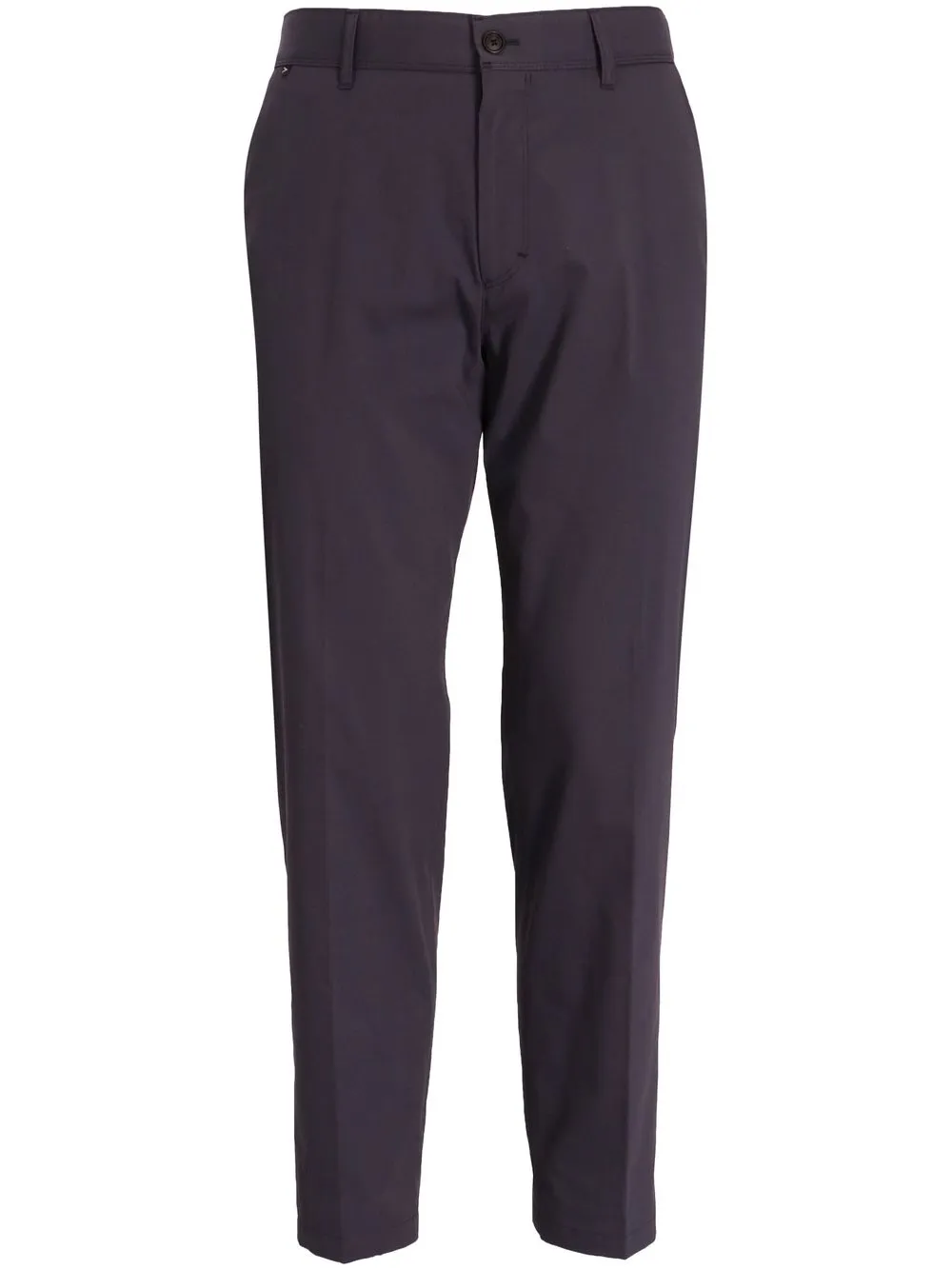 

BOSS pressed-crease slim-fit trousers - Purple